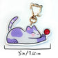 Cute Kitty Cat Acrylic Charm 3" Double sided