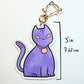 Cute Kitty Cat Acrylic Charm 3" Double sided