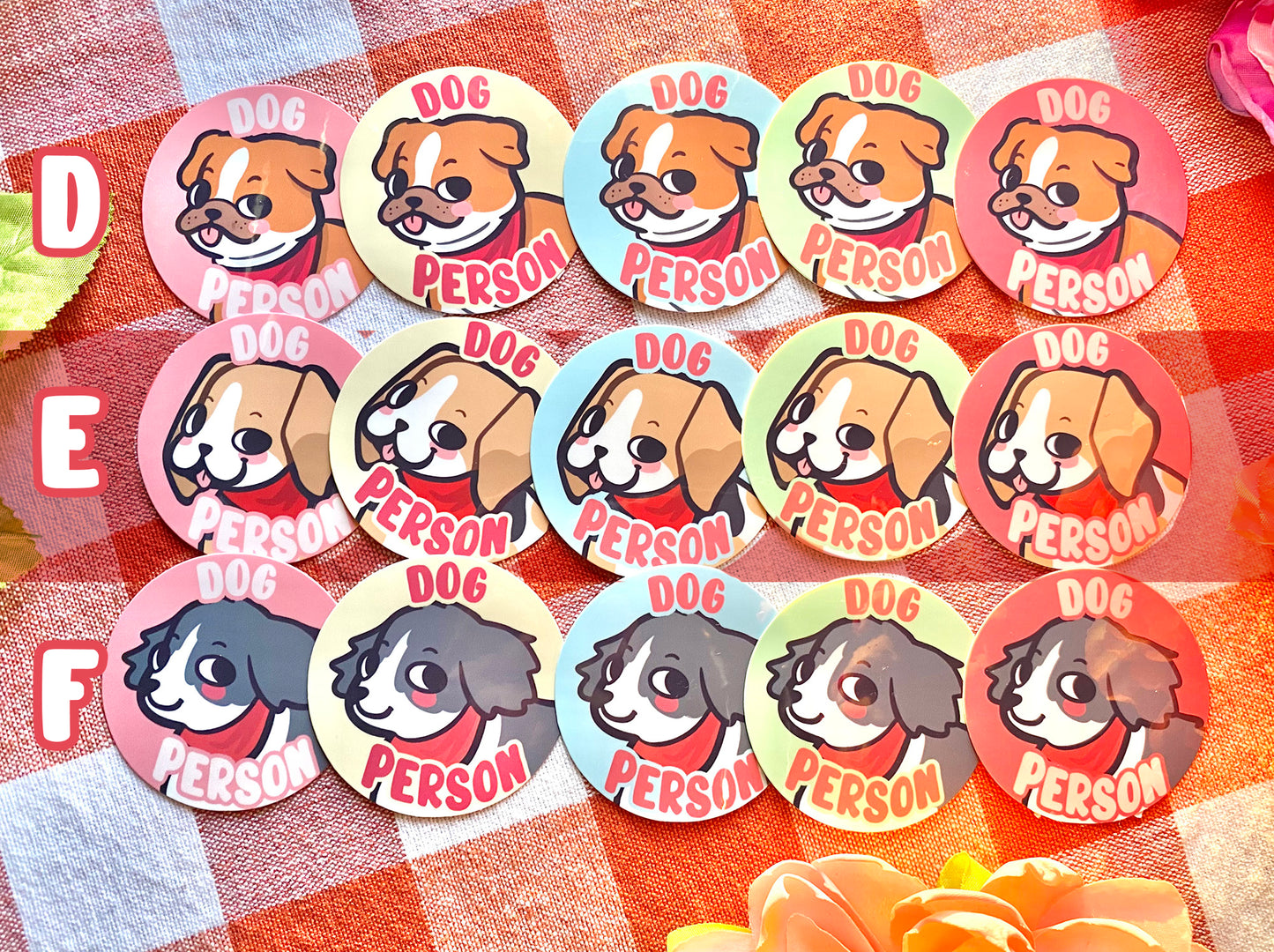 Dog Person Stickers- 2" in Glossy stickers!