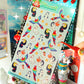 Cute Birds sticker sheet
