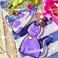 Cute Kitty Cat Acrylic Charm 3" Double sided