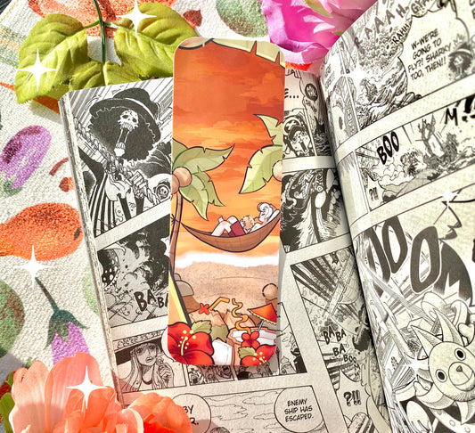 Coconut Beach Bookmark - Double Sided  - Laminated