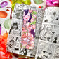 Peach Fruit Bookmark - Double Sided  - Laminated