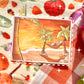 Coconut Beach Mini ArtPrint - 5.11" x 3.93" inches