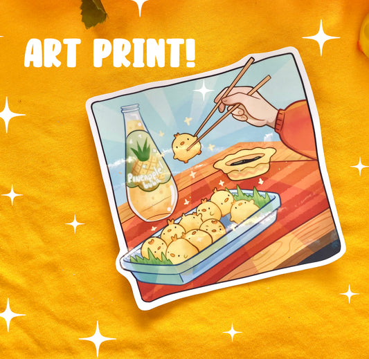 Sushi Pipa Art Print!