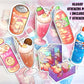 Bird Drinks Stickers set