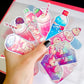 Bird Drinks Stickers set