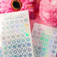 Flowers Holographic Stickers Sheet
