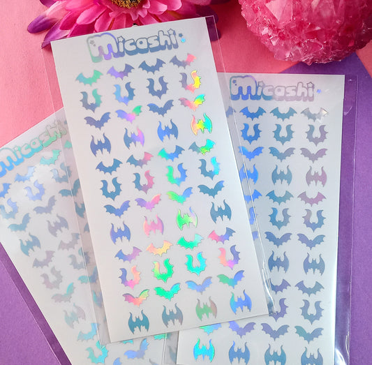 Bats Holographic Stickers Sheet