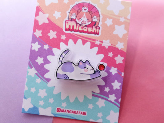 Cute kitty Acrylic Pin