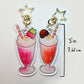 Cute Chick Smoothie Acrylic Charm 3" Double sided