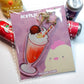 Cute Chick Smoothie Acrylic Charm 3" Double sided