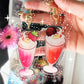 Cute Chick Smoothie Acrylic Charm 3" Double sided