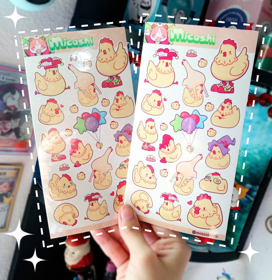 Cute Chicken sticker sheet