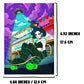 UFO Goth Skater Girl ArtPrint - Wall Art