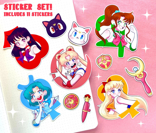 Sailor sticker set
