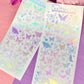 Butterflies Holographic Sticker Sheet